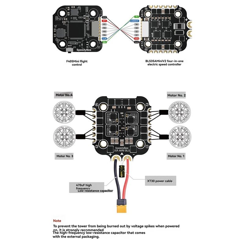 B92B para SpeedyBee F405 Mini  - Drone Racing Esc reseña y precio