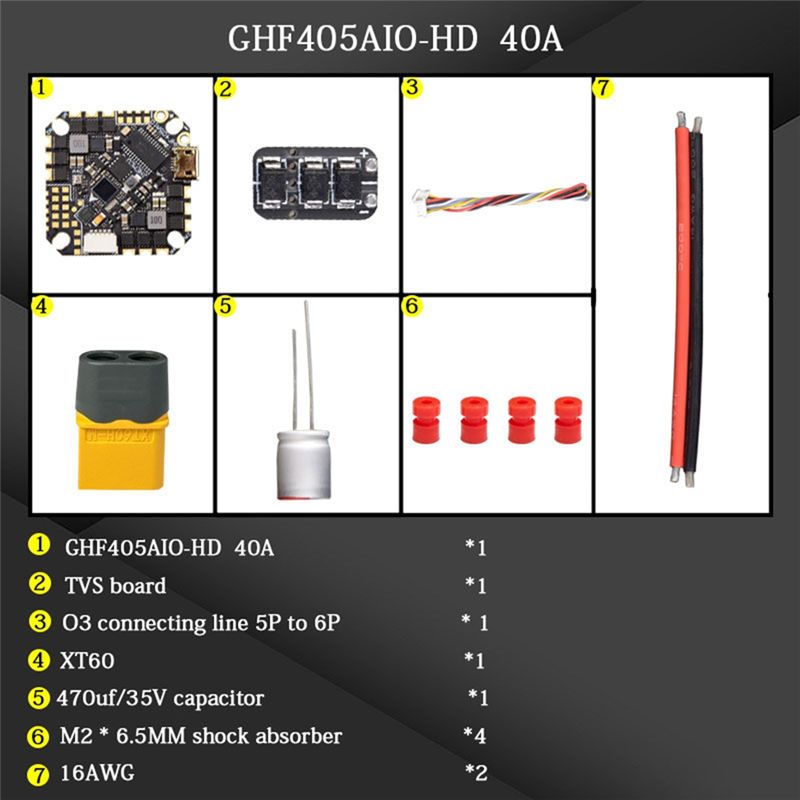 Controlador de Vuelo AIO ABTI- - Drone Racing Esc reseña y precio