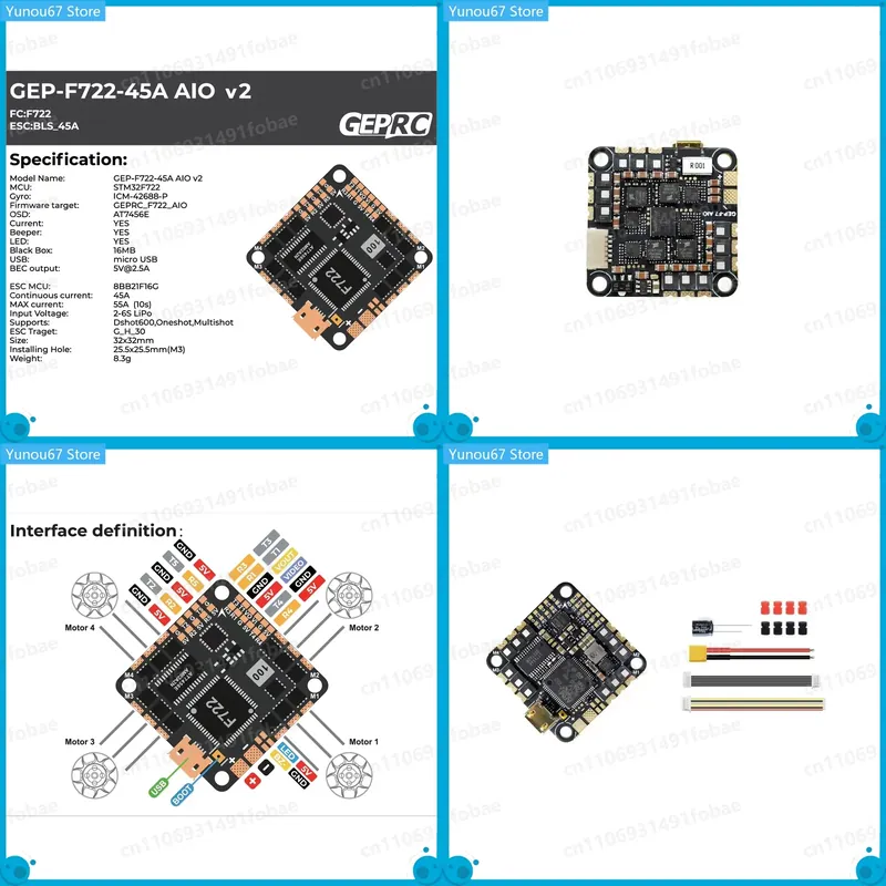 Controlador de Vuelo GEPRC GEP - Drone Racing Esc reseña y precio