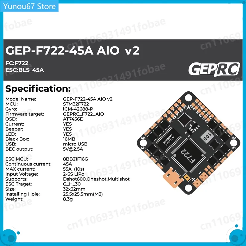 Controlador de Vuelo GEPRC GEP - Drone Racing Esc reseña y precio